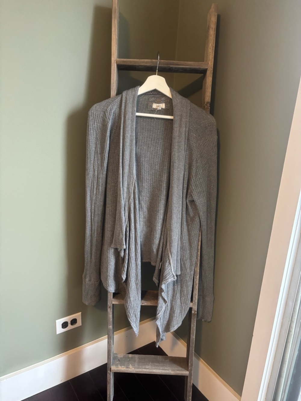 Cupio Waffle Lounge Cardigan